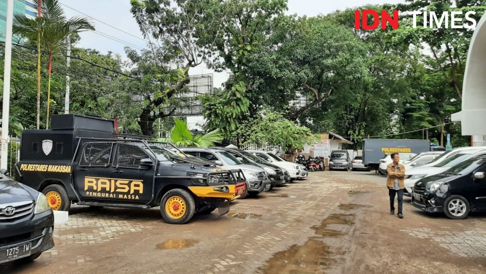 Polisi Jaga Ketat Sidang Vonis Pembunuhan Petugas Dishub Makassar