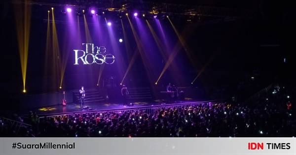 10 Potret Konser The Rose Di Jakarta, Intim Dan Meriah!