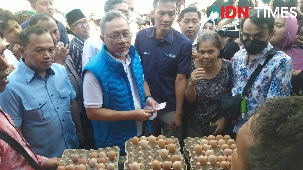 Sidak Pasar, Zulhas Bilang Harga Cabai Di Lampung Tinggi