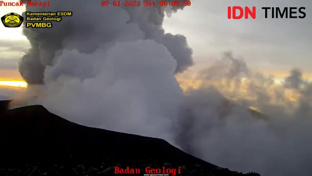 2 CCTV Gagal Merekam Visual Erupsi Gunung Marapi Sumbar