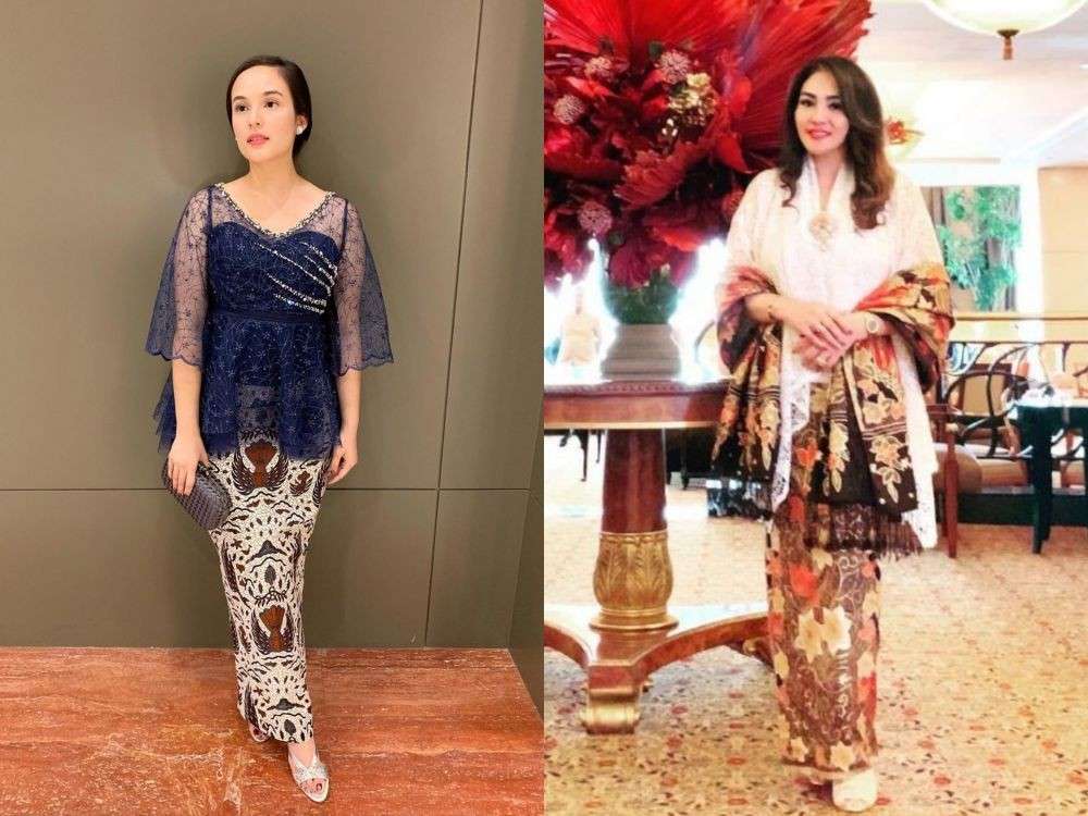 Kebaya dan Dress Tradisional ala Chelsea Islan vs Ibu Mertua