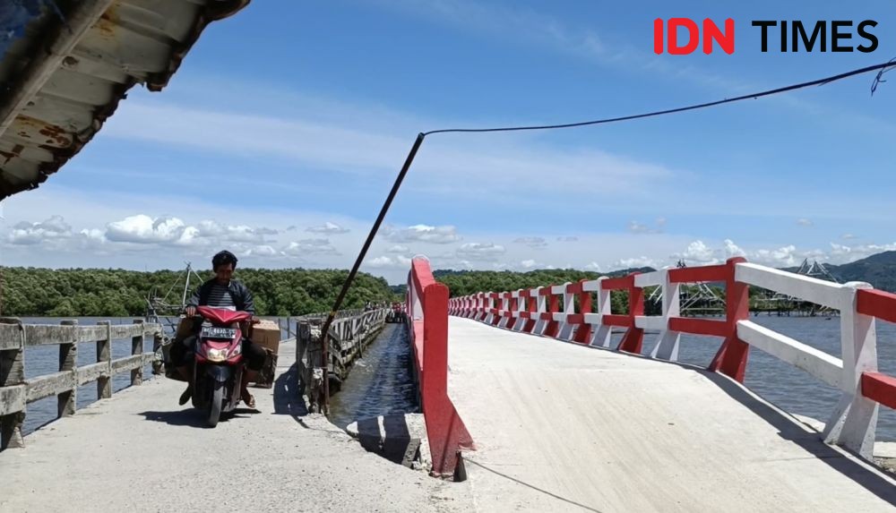 Menilik Jembatan Baru Pulau Pasaran, Habiskan Dana Rp3,9 Miliar