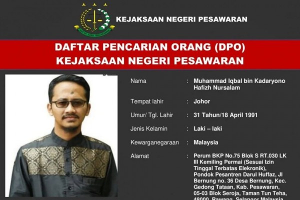 Kejari Pesawaran Terbitkan DPO Tersangka Korupsi Dana BOS