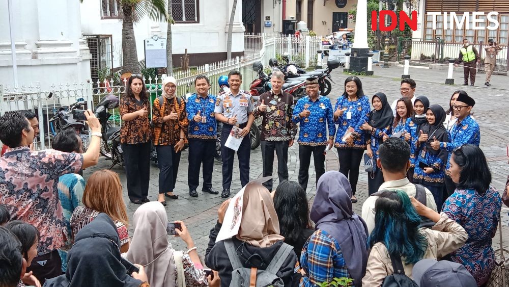 Keliling Kota Lama, Dubes Inggris Incar 4 Kerja Sama dengan Semarang