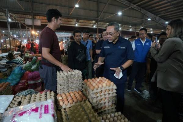 Mendag Zulhas Pastikan Harga Bahan Pokok Di Medan Stabil