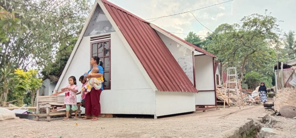 Pemprov Jabar Buat 20 Unit Rumah Berteduh untuk Korban Gempa Cianjur