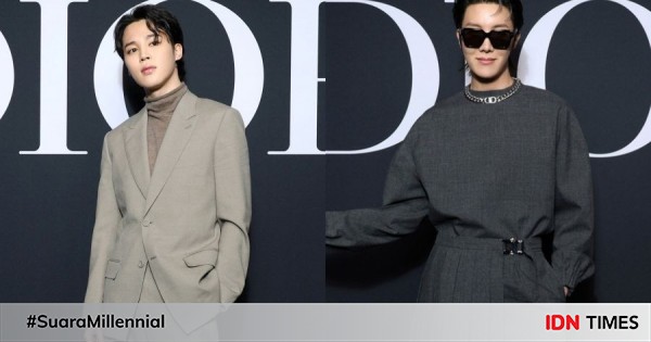 BTS' Jimin, J-Hope Twin In Grey Dior Outfits At Paris Fashion Week; Pics -  News18