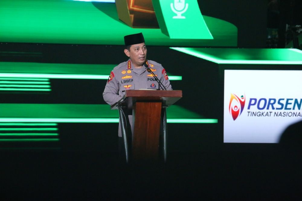 Ditutup Kapolri, Jawa Timur Juara Umum  PORSENI NU 2023 