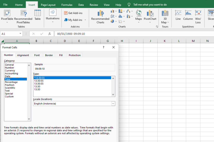 Cara Mengatur Format Jam di Microsoft Excel, Mudah dan Cepat