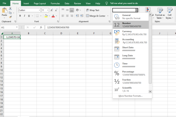 3 Cara Menonaktifkan Pembulatan Di Microsoft Excel, Otomatis