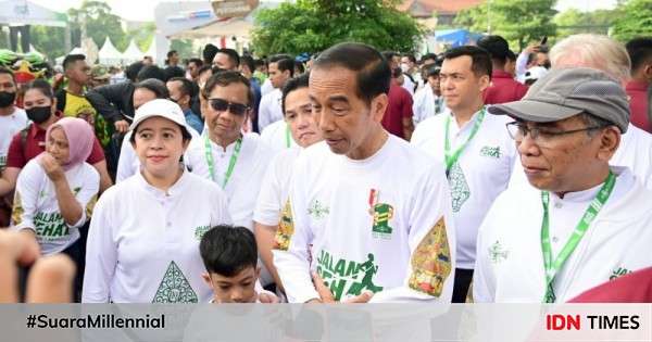 Jokowi Buka Dan Ikut Jalan Sehat Menuju 1 Abad NU