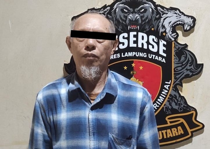 Pamer Alat Kelamin, Pria Lansia di Lampung Utara Ditangkap Polisi