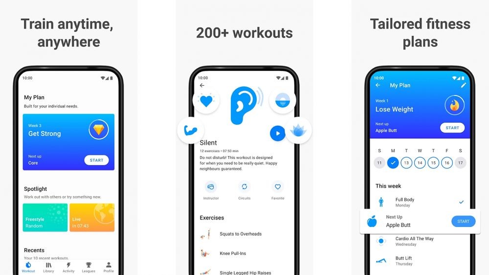 No need to go to the gym, these are the 7 best fitness applications on Android