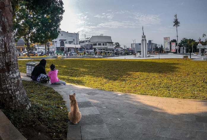 Menikmati Alun-alun di Sukabumi yang Semakin Apik