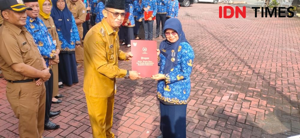 Ratusan Guru di Balikpapan Memperoleh Penghargaan dari Presiden Jokowi