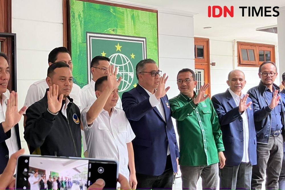 NasDem Jadi Parpol Pertama Kunjungi Sekber Gerindra-PKB