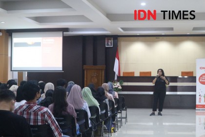 IDN Times Campus Roadshow, Ajak Mahasiswa UNESA Asah Skill Menulis