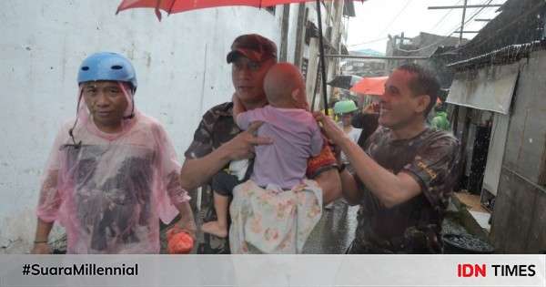 Cuaca Buruk Sebabkan Banjir Dan Tanah Longsor Di Manado