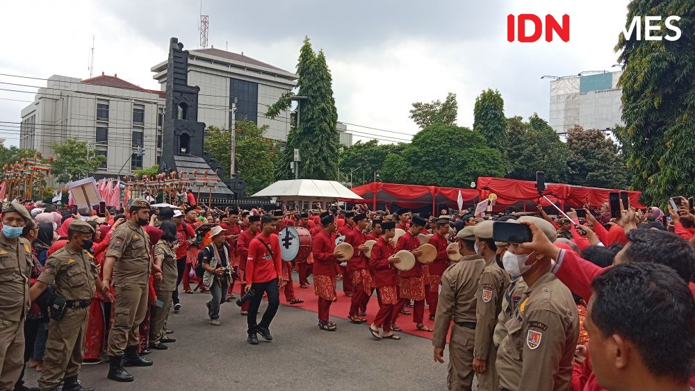 Hadiri Pelantikan Walikota Semarang, Megawati Bareng Dengan Ganjar