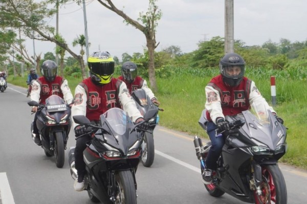 Sunmori, Rider CBR dan RTR Medan Tebar Inspirasi Berbuat Kebaikan
