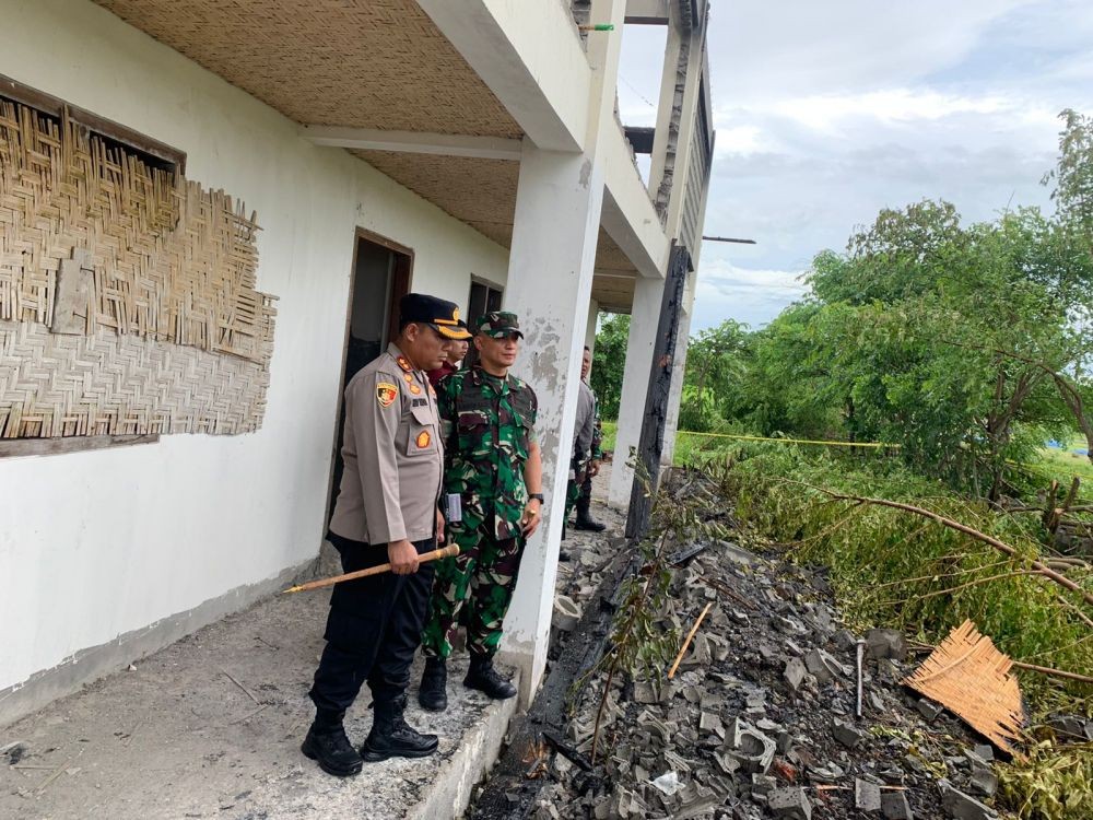 Polres Lombok Timur Dalami Pelaku Pembakaran Hotel Temada 