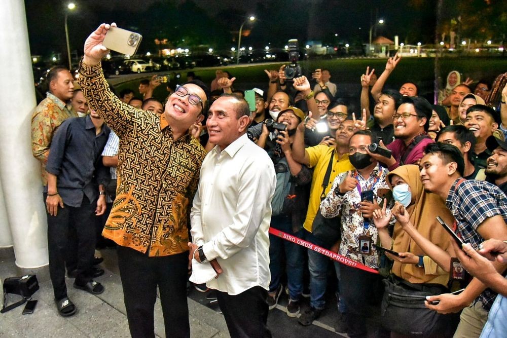 Gubernur Edy ‘Sedot’ Ilmu Ridwan Kamil untuk Kembangkan Bank Sumut