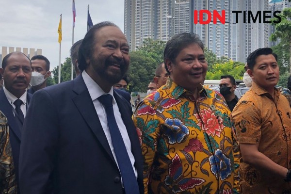 Kesimpulan Pertemuan Airlangga-Surya Paloh: Bersyukur kepada Allah