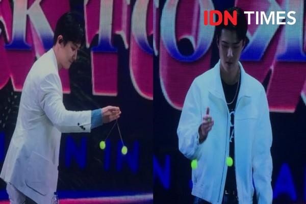 10 Momen Seru EXO-SC di Fancon Back To Back, Ketagihan Lato-lato!