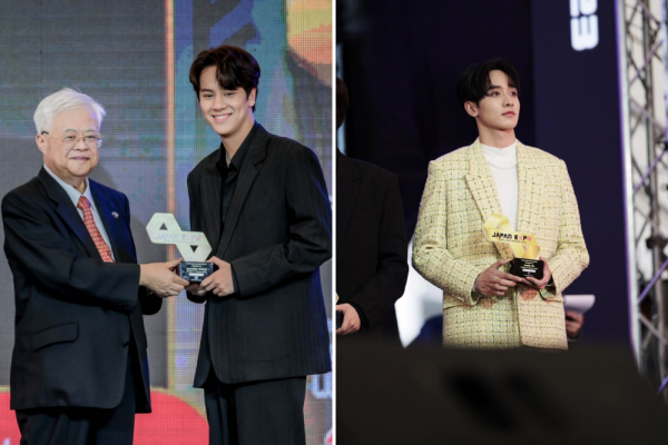 11 Potret Artis di Japan Expo Thailand Award 2023, Ada Gulf Kanawut