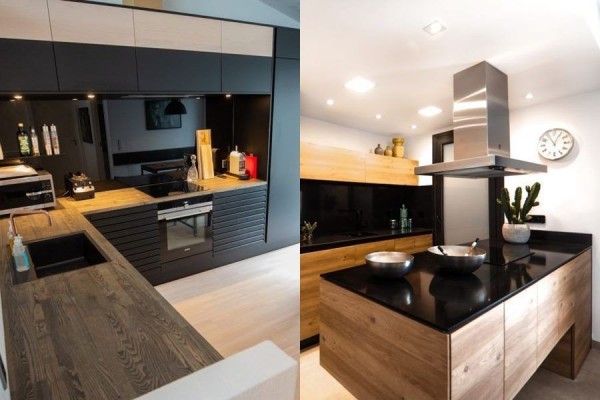 10 Inspirasi Desain Kitchen Warna Gelap, Terlihat Elegan!