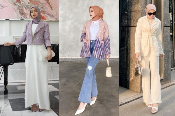 11 Ragam Blazer untuk Kondangan Hijab, Cocok buat Gaya Kasual!