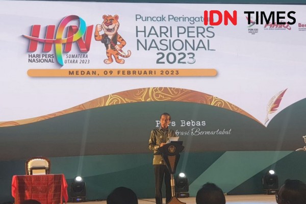 Hadiri HPN 2023 di Medan, Jokowi Terima Kasih ke Insan Pers