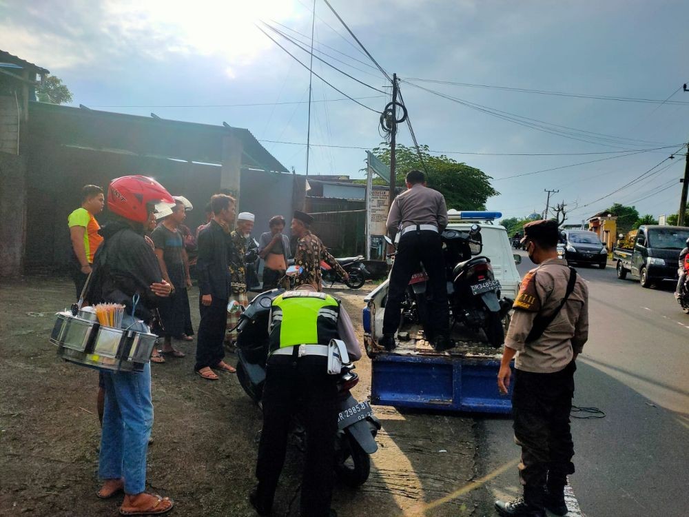 Kecelakaan Beruntun di Lombok Tengah, Satu Pengendara Motor Tewas 