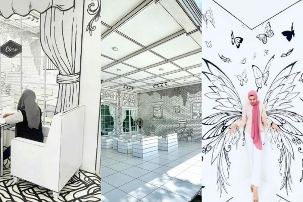 Kafe Unik Dua Dimensi di Metro, Serasa di dalam Komik