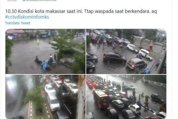 Makassar Dikepung Banjir Macet Di Mana Mana