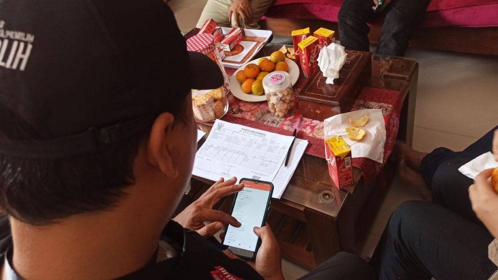 Pemutakhiran Data Pemilih Lampung, Aplikasi e-Coklit Down dan Error 