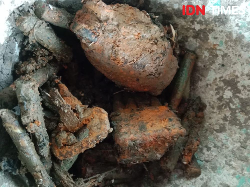 Granat Nanas Ditemukan Warga di Lombok Tengah Ternyata Masih Aktif