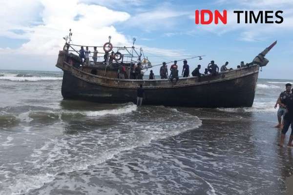 Puluhan Pengungsi Rohingya Kembali Terdampar Di Aceh Besar