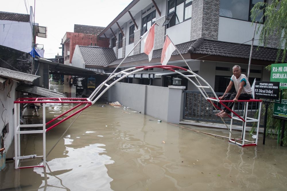 Drainase Mampet jadi Penyebab Banjir di Solo: Bukan Luapan Sungai
