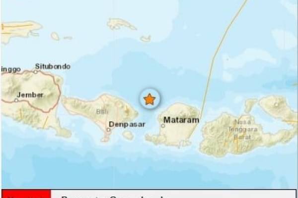 Gempa Magnitudo 4,9 Guncang Lombok