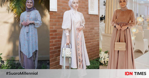 9 Baju Kondangan Perempuan Simple Hijab Modern, Modelnya