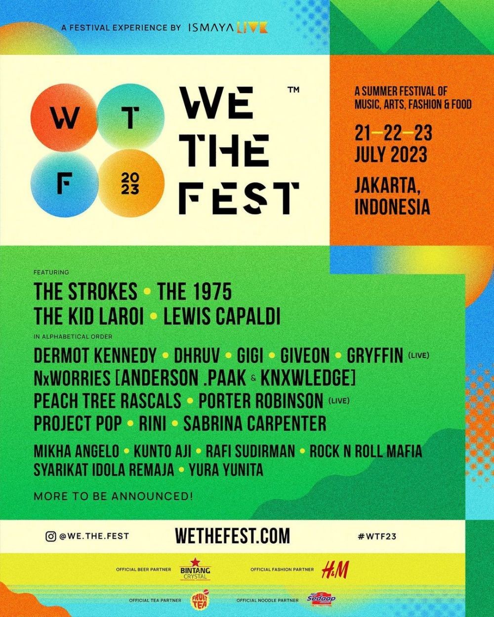 Harga Tiket We The Fest 2023 dan Cara Membelinya!