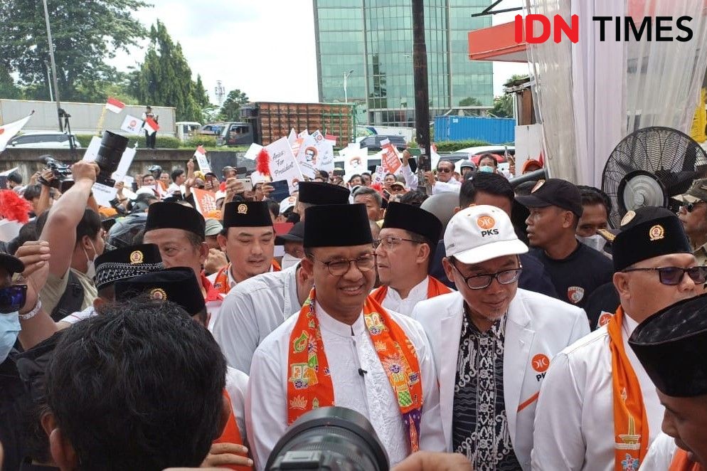 Anies Pakai Slogan Heru ‘Sukses Jakarta Untuk Indonesia’