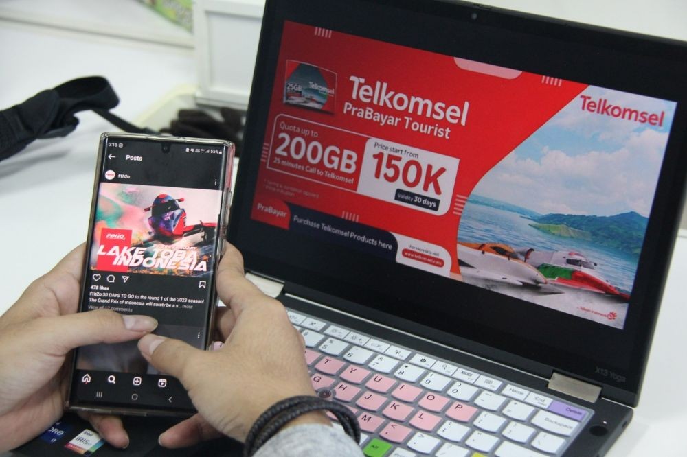 4G dan 5G Telkomsel Siap Dukung F1 Powerboat 2023 di Danau Toba