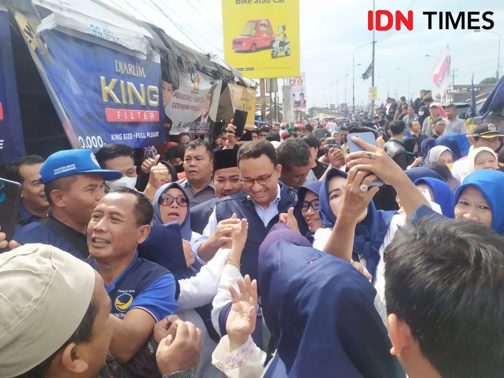 Anies Baswedan Dicurhati Pedagang Pasar Lampung: Harga Sembako Naik