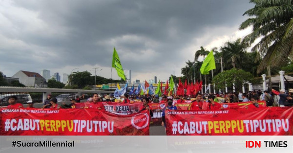 Perppu Ciptaker Disahkan, Buruh Siap Mogok Kerja Nasional