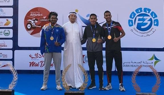 2 Atlet NPC Sumut Raih Emas Kejuaraan Dunia Atletik di Dubai