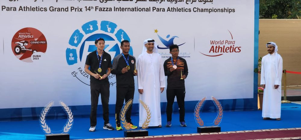 2 Atlet NPC Sumut Raih Emas Kejuaraan Dunia Atletik di Dubai