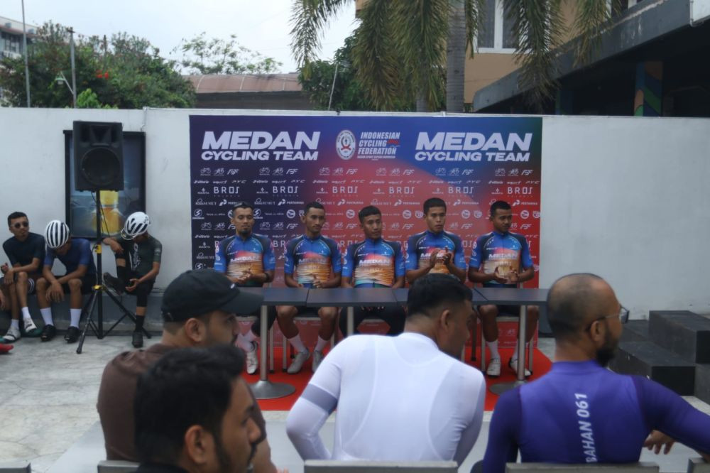 Terjunkan 5 Pembalap, Medan Cycling Team Siap Bersaing di Tour de Aceh