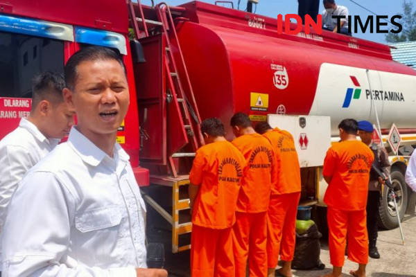 Polisi Tangkap Truk Tangki Pertamina Mencuri BBM Subsidi